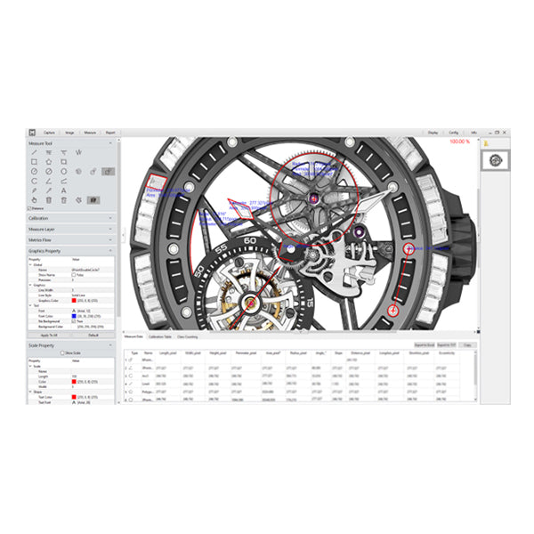 ESD Safe SPZV-50E Stereo Zoom Trinocular Microscope with Mighty Cam USB Camera