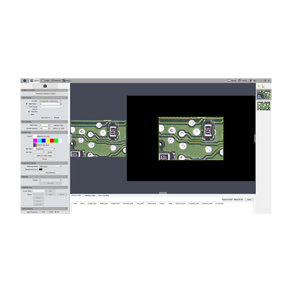 Stereo Zoom Trinocular Microscope SPZV-50 [6.75x-50x] on Post Stand with Integrated Light and USB 6M Camera
