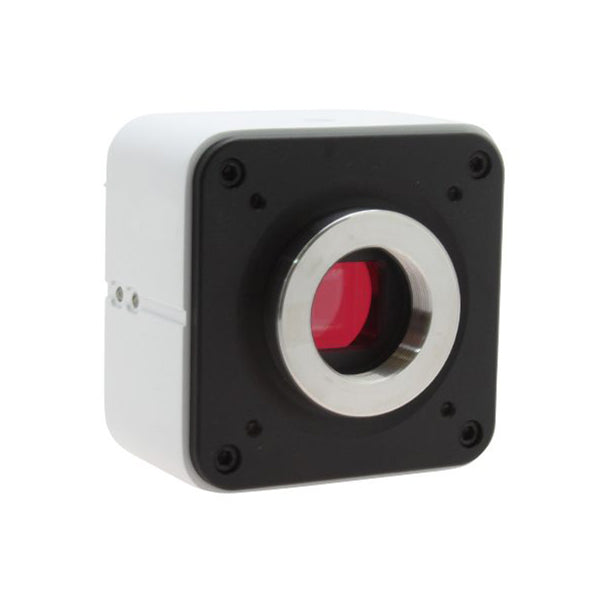 Stereo Zoom Trinocular Microscope SPZV-50 [6.75x-50x] on Post Stand with Integrated Light and USB 6M Camera