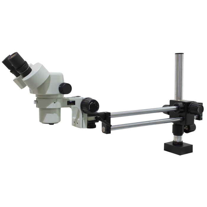 Double Arm Boom Stand with Table Clamp