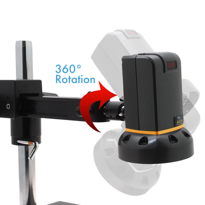Digital Microscope Cyclops HDMI [12x-132x] with 4x Lens with Ultra Glide Stand