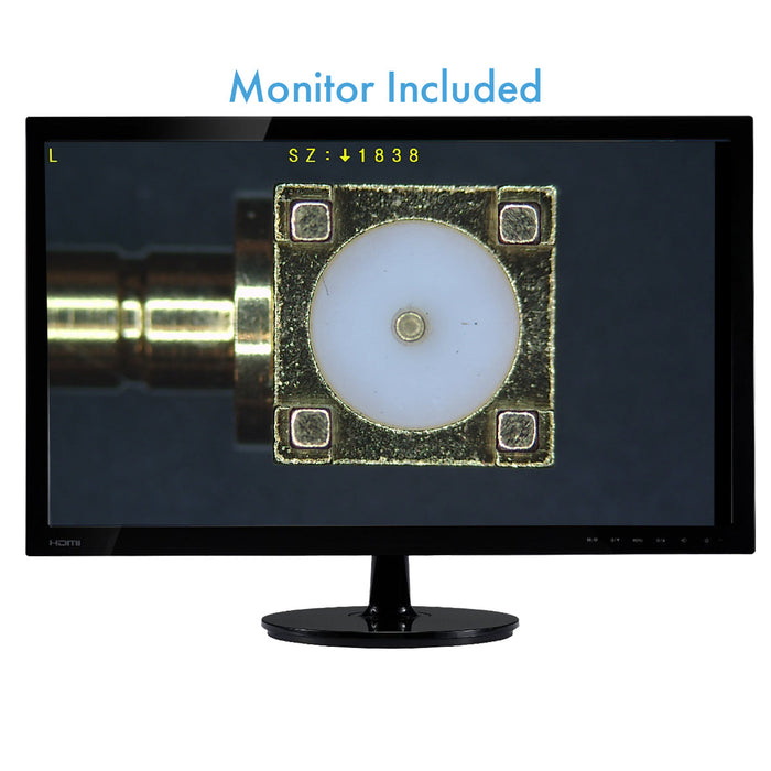 Digital Microscope Cyclops HDMI [12x-132x] with 4x Lens with Ultra Glide Stand
