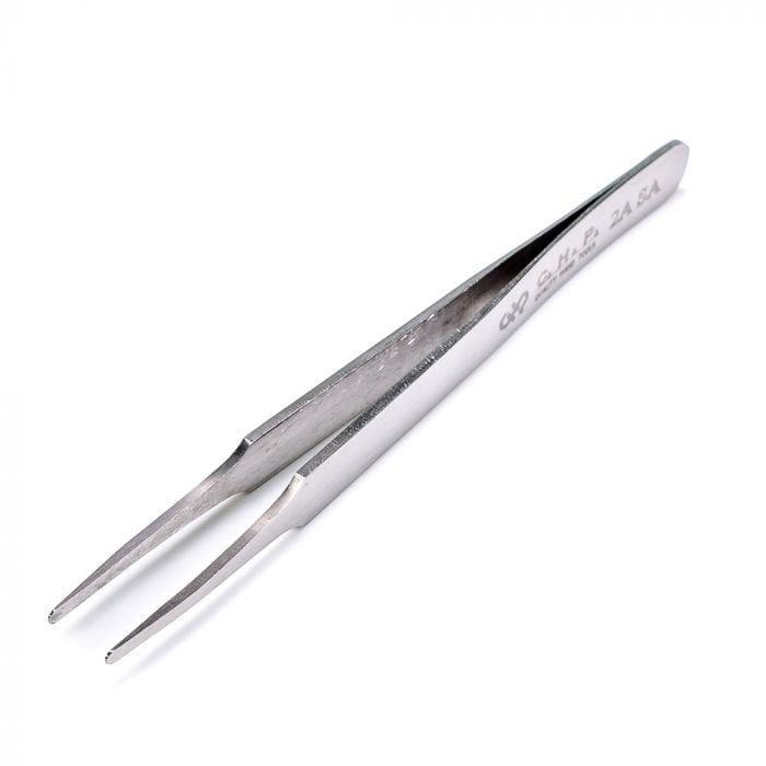 CHP 2A-SA Flat Rounded Tweezers