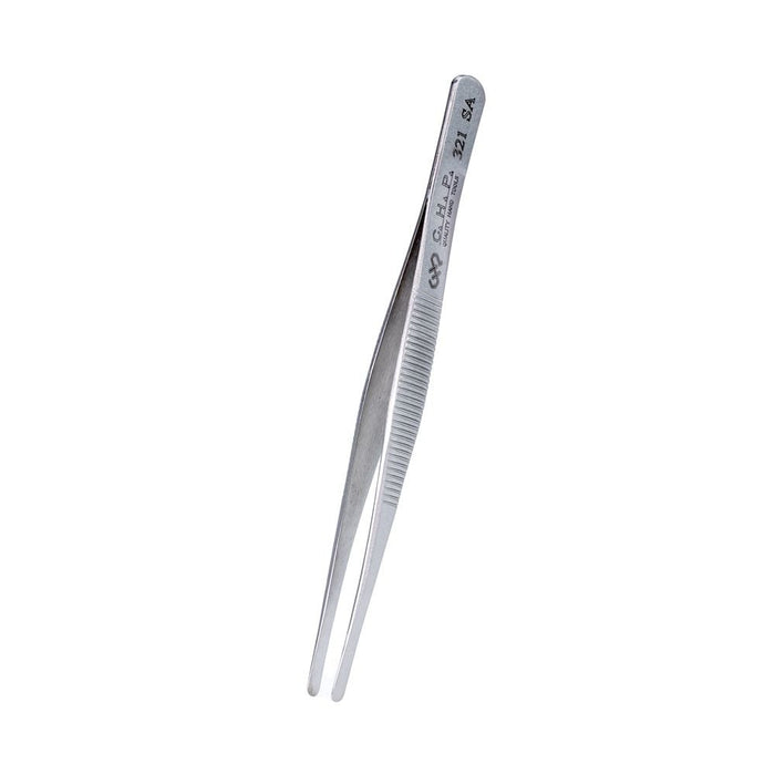 CHP 321-SA Large Round Flat Tweezers