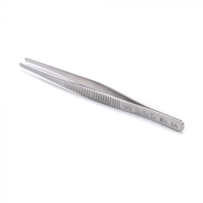 CHP 321-SA Large Round Flat Tweezers