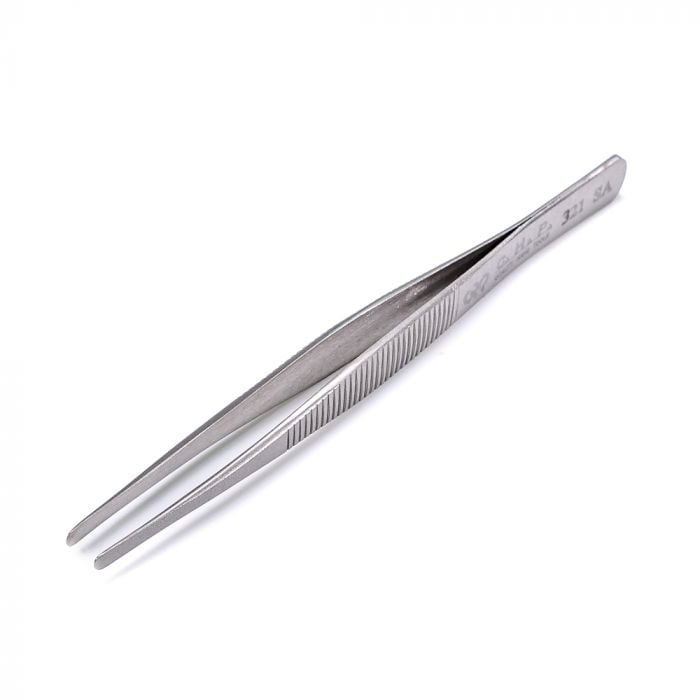 CHP 321-SA Large Round Flat Tweezers