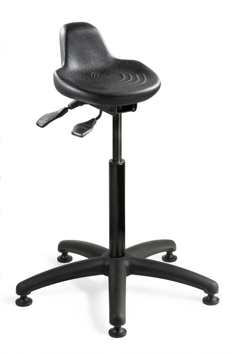 3505 Black Polyurethane Sit Stand Stool