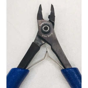 Micro Angled Flush Cutter – Italian Made, 48° Angled Head, Hardened Carbon Steel, Cuts Up To 22 Gauge Wire, 5-1/4"