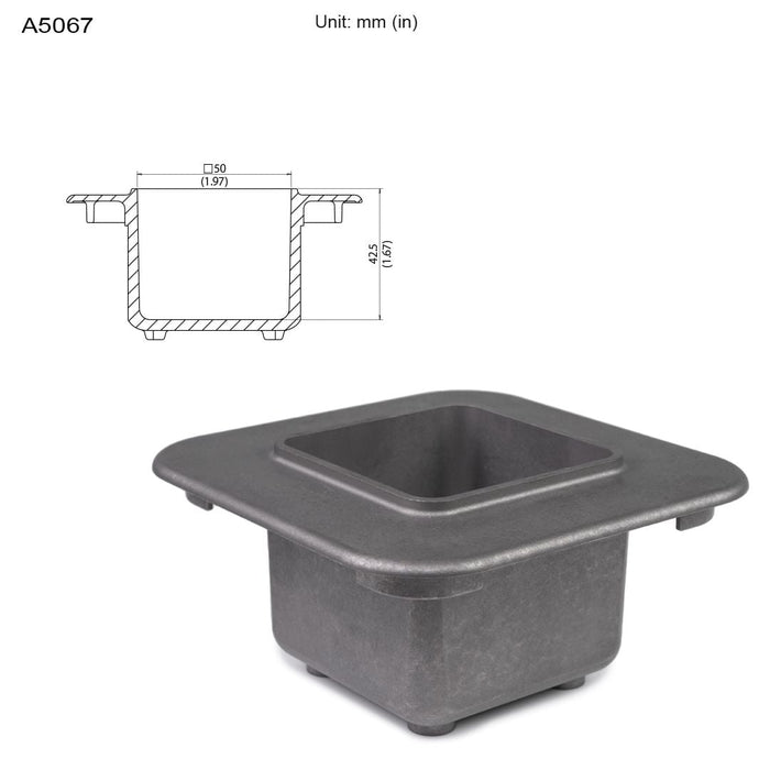 A5067 50 X 50 Crucible