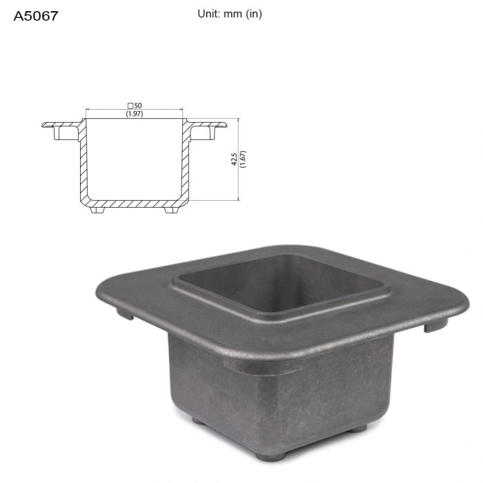 A5067 50 X 50 Crucible