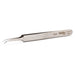 Weller-Erem 5BSA Precision Tweezers, Sharp Bent Pointed Tips, Curved 30deg, Relieved Shape