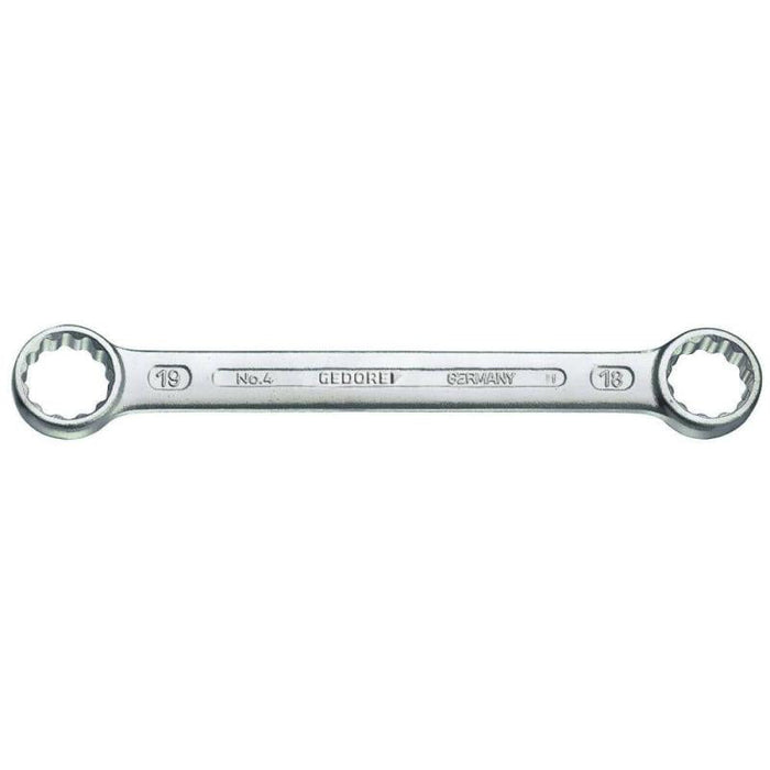 Gedore 6054410 4 Flat Ring Spanner 14x17 mm L.169 mm