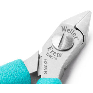 Weller-Erem 622NB Cutter, ESD Safe, Flush Pointed, Relieved Head Tip Cut, 4.25", 600 Micro Series