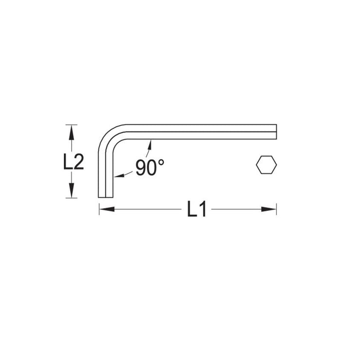 Gedore 2324903 VDE Hexagon Allen key 10 mm