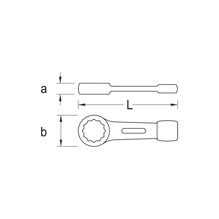 Gedore 6478960 306 AF Ring Slogging Spanner 1 1/2 Inch