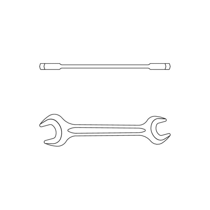 Gedore 6584130 Double open ended spanner 8x9 mm