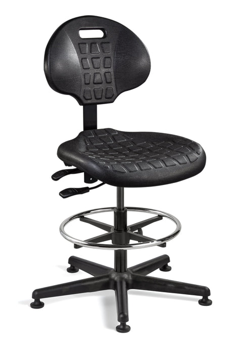 7501-BLK Everlast Polyurethane Chair (Black)