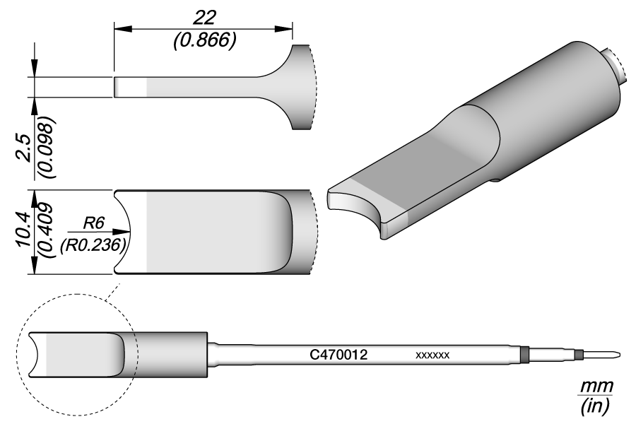 CARTRIDGE PIN/CONNECTOR RAD.  S1| Pack of 10