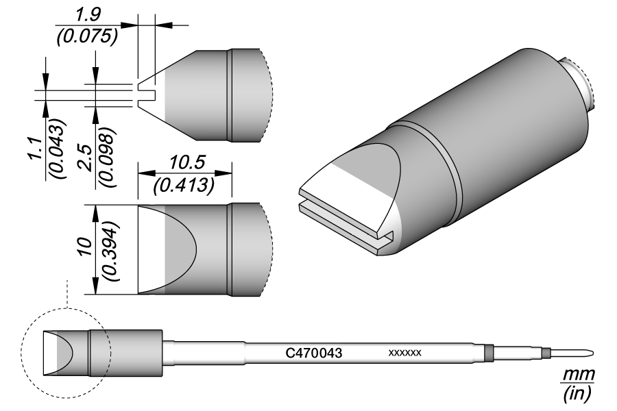 CARTRIDGE GROOVE 1.1 X 10 | Pack of 10