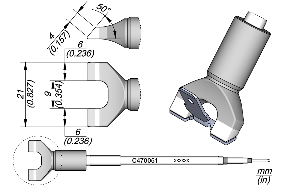 CARTRIDGE BLADE SPLIT 21.0 | Pack of 10