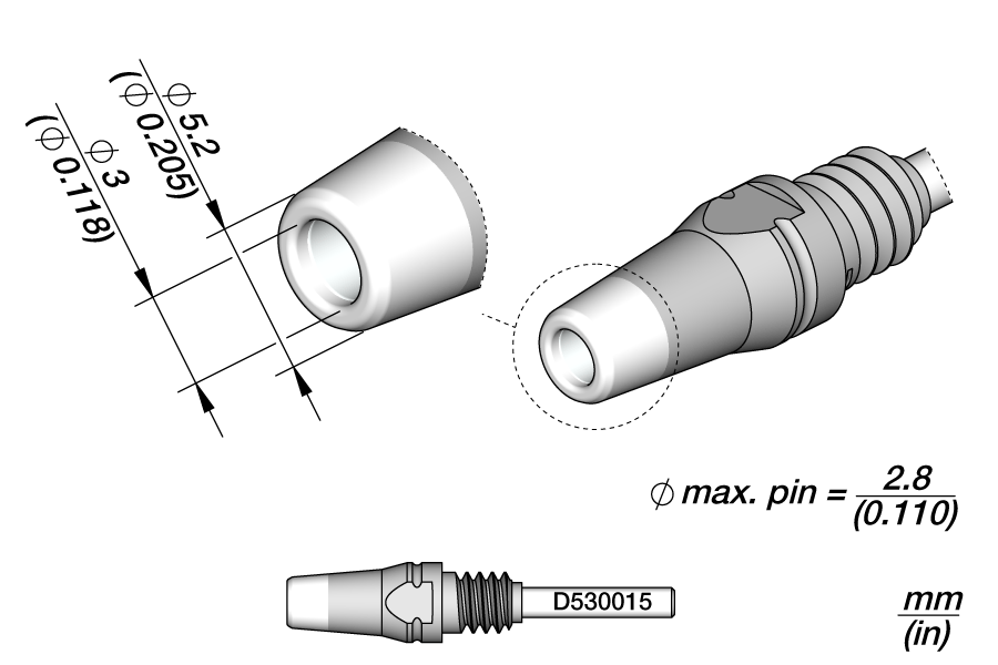 Desoldering Tip Ø3 S1 | Pack of 10