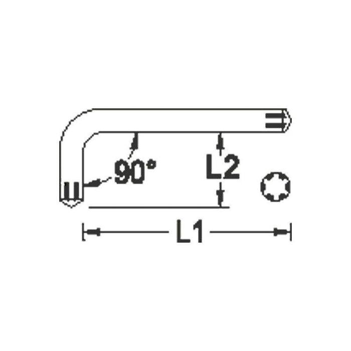 Gedore 6352780 Cranked socket key, RIBE M12 — starboardtechnology