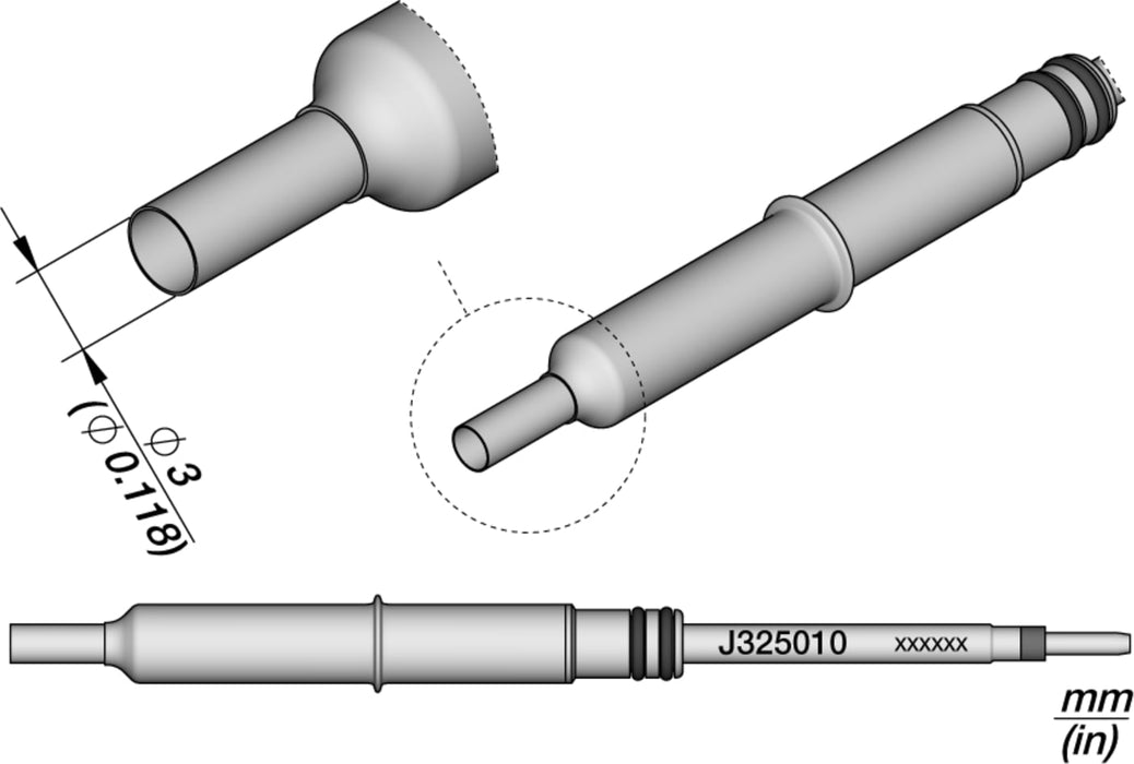 CARTRIDGE JNA Ø 3.0 MM