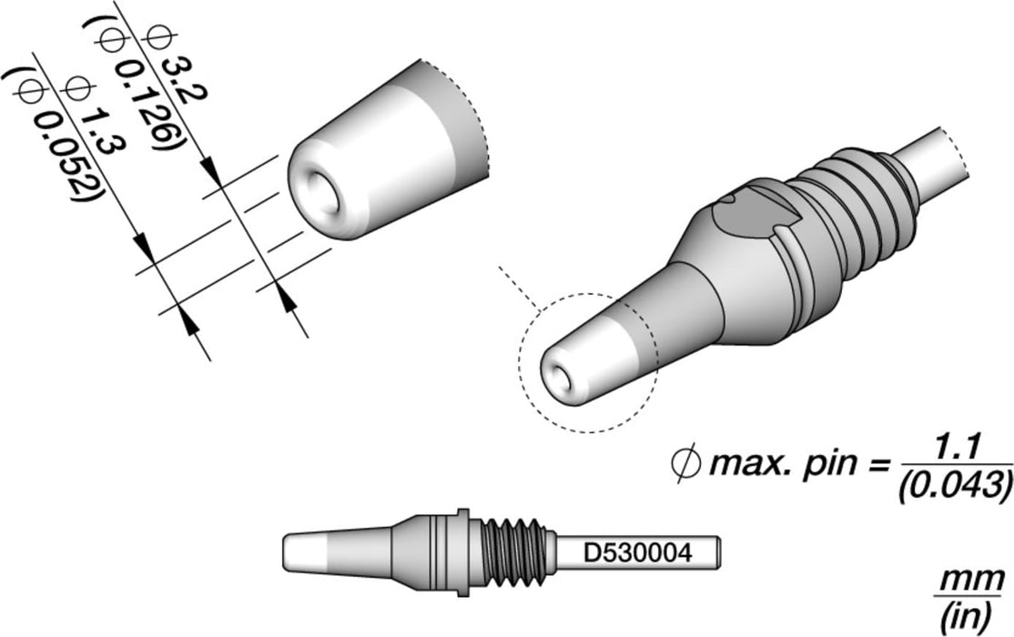 Desoldering Tip Ø 1.3 S1 | Pack of 10