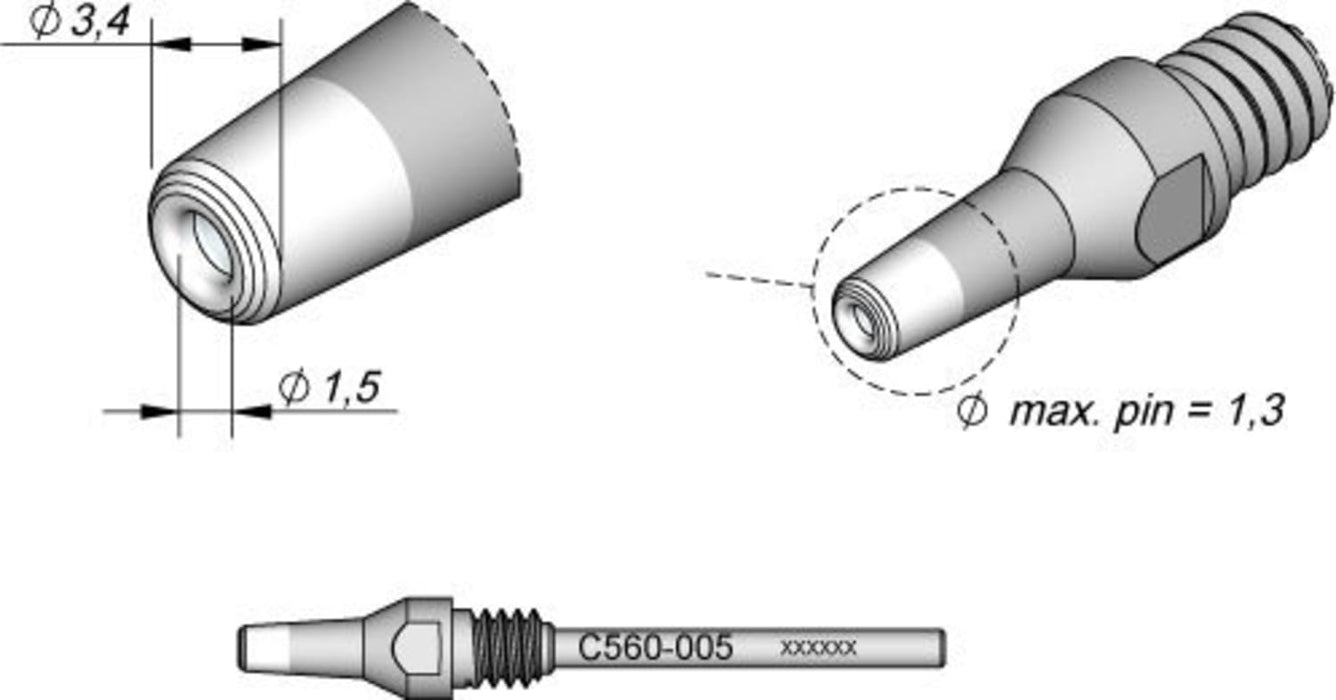 DESOLDERING TIP Ø 1.5 | Pack of 10