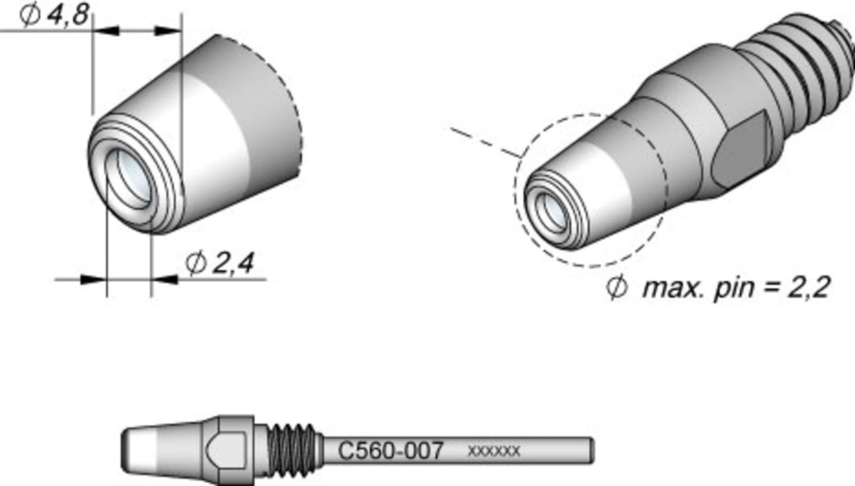 DESOLDERING TIP Ø 2.4 | Pack of 10