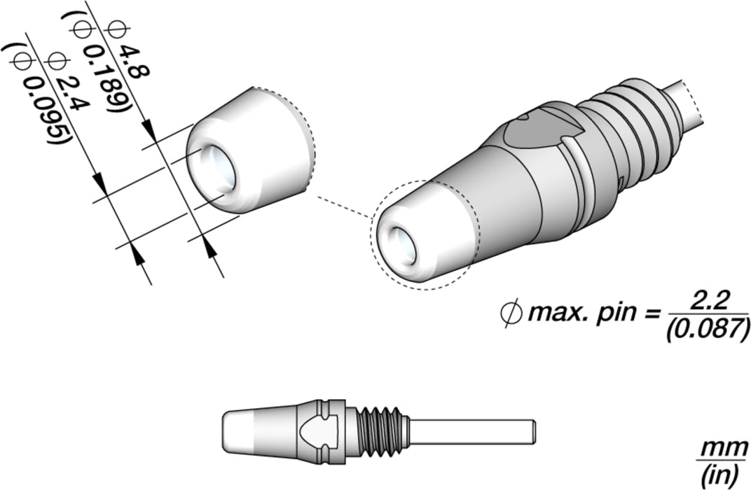 Desoldering Tip Ø2.4 S1 | Pack of 10