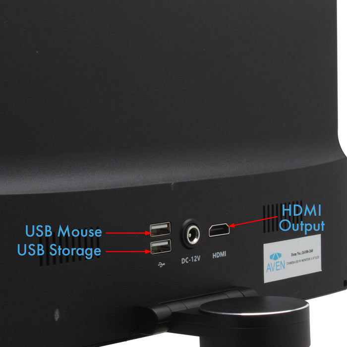 Digital Microscope Mighty Cam Eidos [13.5x - 182x] with Standard Post Stand