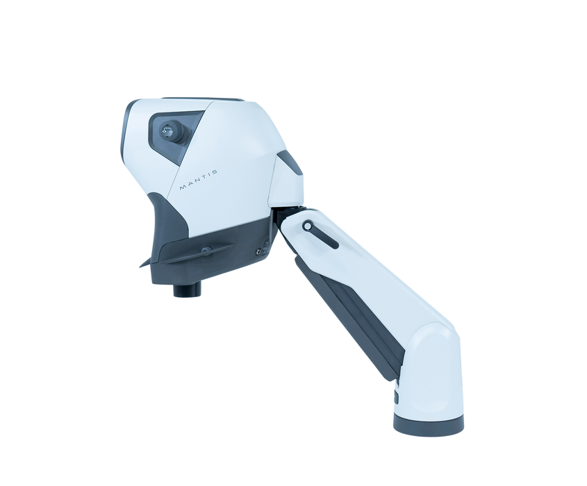 Mantis IOTA Compact Stereo Microscope (3rd Generation) with Stabila Plain Base and Stabila Stand Column