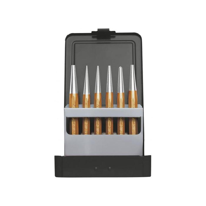 Gedore R90100006 Drift punch set d.1-10mm+cent.punch 6pcs