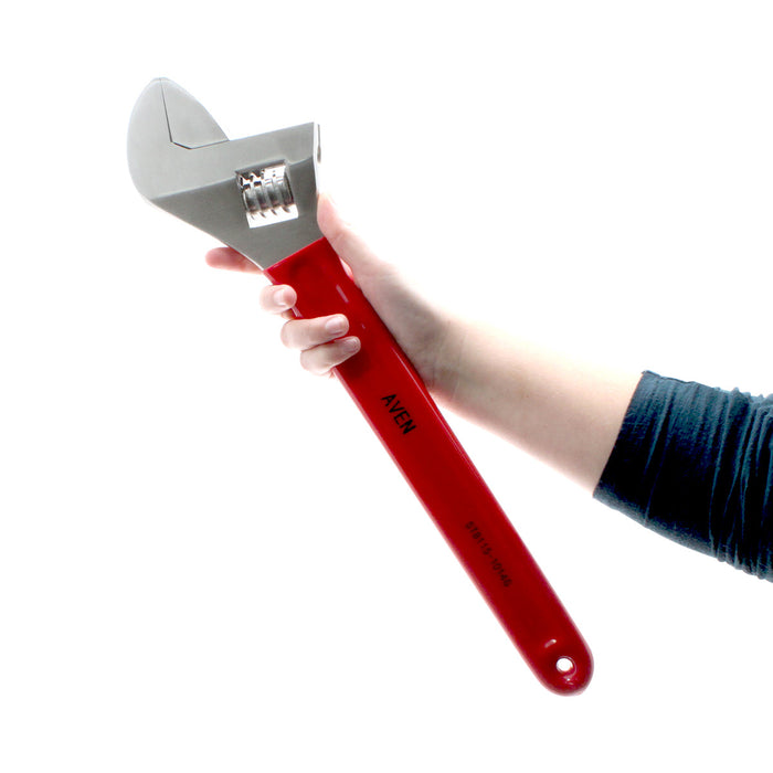 Adjustable Wrench 17 inch with PVC Grip