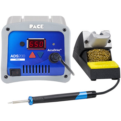 Pace 8007-0579 ADS200 PLUS AccuDrive Production Soldering Station with TD-200 Iron & Instant SetBack Tool Stand