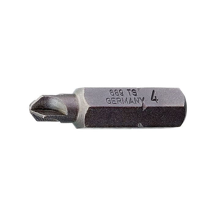Gedore 1965522 689 TS 6 Screwdriver Bit 1/4" 4-Wing TORQ-SET 6mm