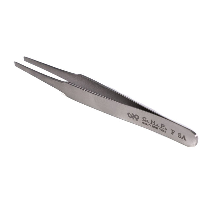 CHP F-SA Rounded Flat Tweezers