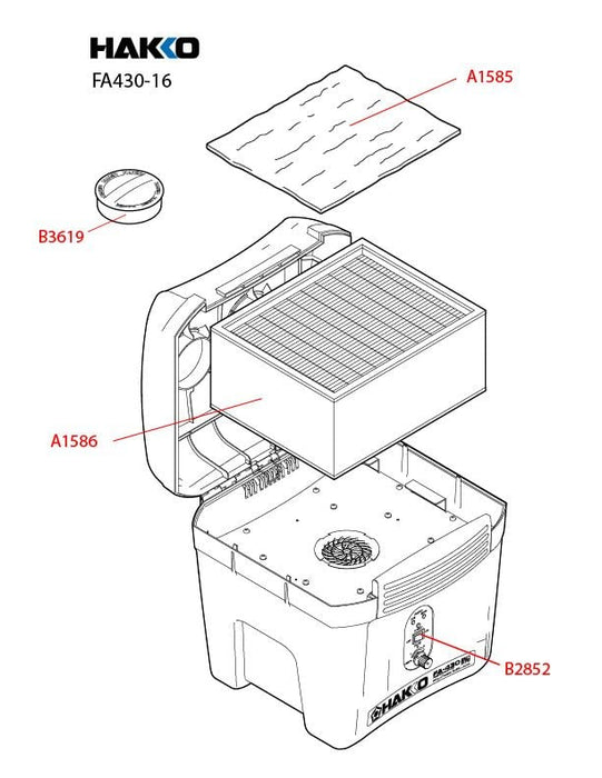 FA-430 Fume Extraction System w/o Duct Kit