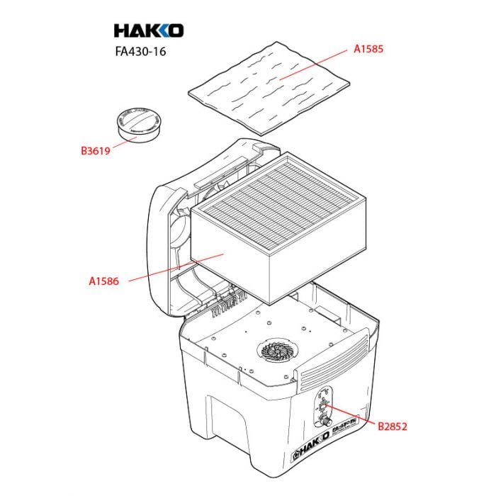 FA-430 Fume Extraction System w/o Duct Kit