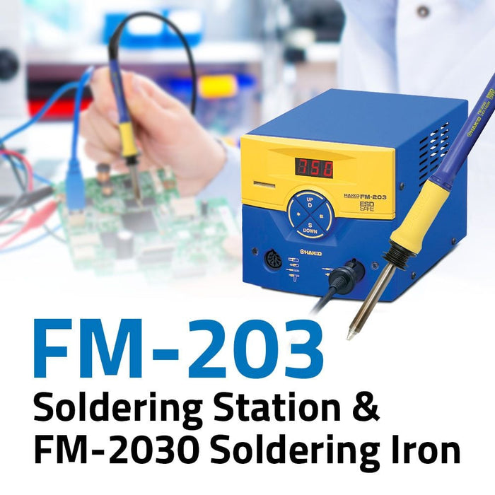 FM-203 Dual Port Soldering System w/ One Soldering Handpiece