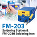 FM-203 Dual Port Soldering System w/ FM-2030 Heavy Duty Handpiece