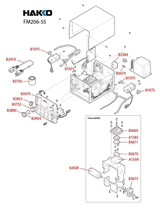 FM-206 3-Port Rework Station Only