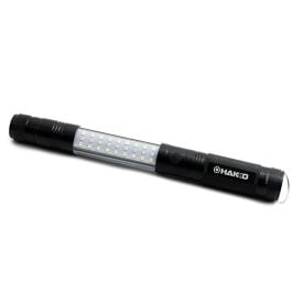 Hakko Black Magnetic Telescopic Flashlight