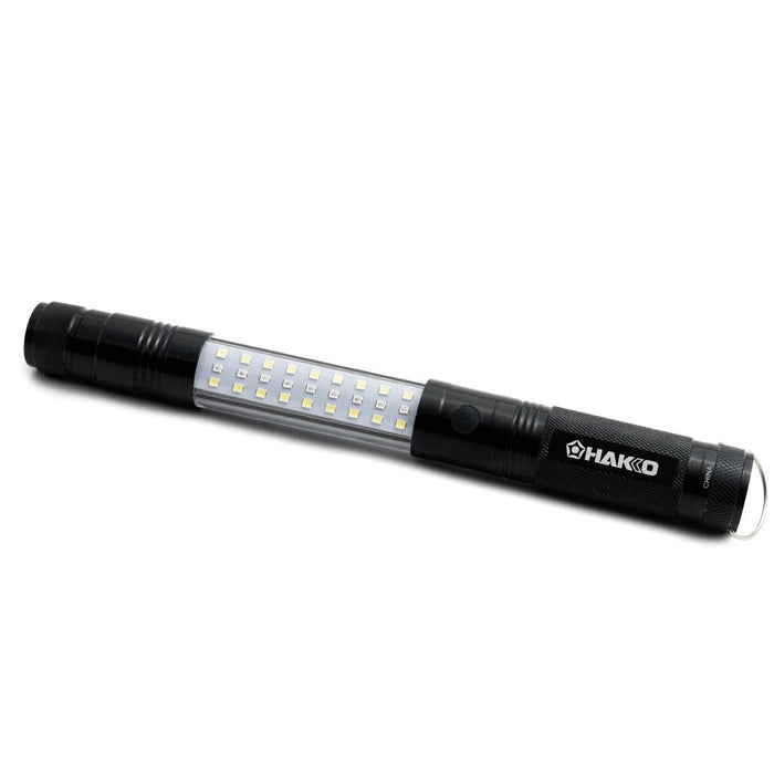 Hakko Black Magnetic Telescopic Flashlight