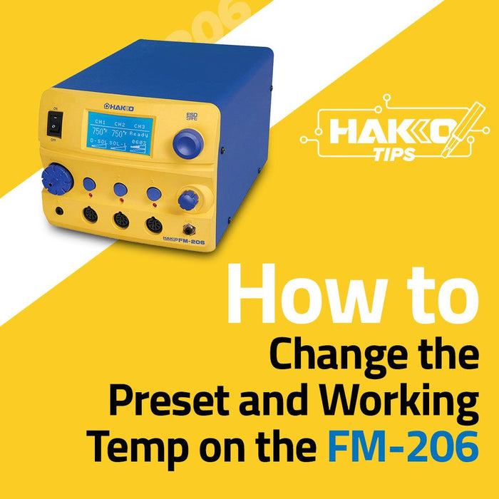 FM-206 Solder-Tweezer-Air Configuration