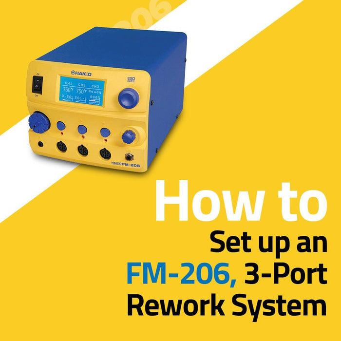 FM-206 3-Port Rework Station Only