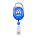 Blue Retractable Badge Clip