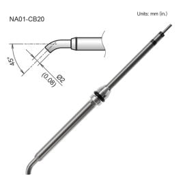 NA01-CB20 2.0mm Bent Nozzle