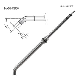 NA01-CB30 3.0mm Bent Nozzle